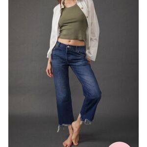 Free People we the free Maggie mid rise straight leg jean